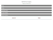 Tablet Screenshot of bartlemas.com